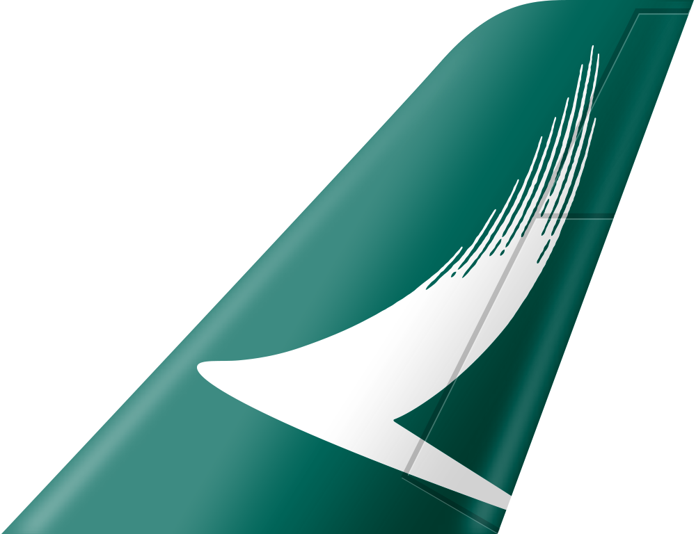 Tail of Cathay Pacific